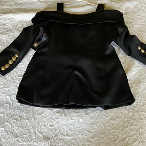 Boston Proper cold shoulder dressed jacket